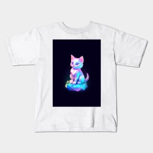 Iridescent Cat Kids T-Shirt